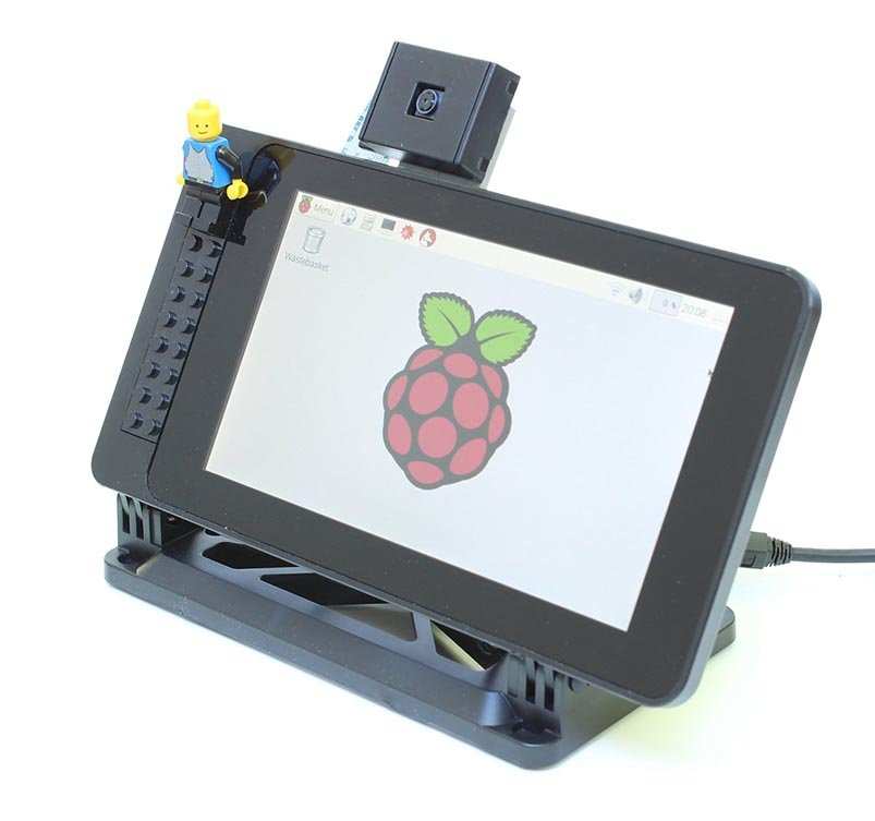 raspberry pi case with screen and battery